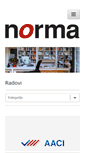 Mobile Screenshot of norma.hr