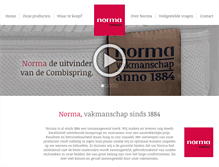 Tablet Screenshot of norma.nl