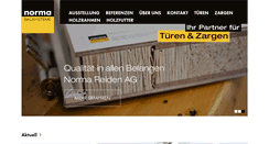 Desktop Screenshot of norma.ch